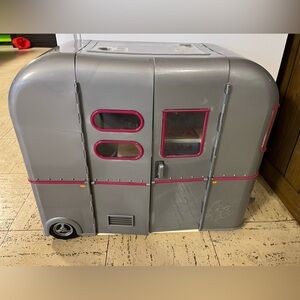 Our Generation Gray and Pink Camper for 18” dolls or American Girl